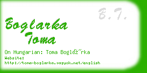 boglarka toma business card